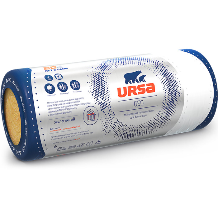 Утеплитель Урса Geo М-11Ф 50х1200х12500